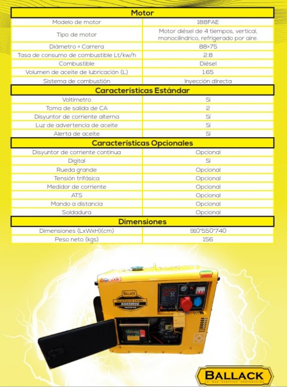 BALLACK DG6500SE 3