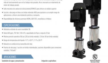 FRANKLIN ELECTRIC Serie VR 4Etapas 3.0HP 3F 2x2