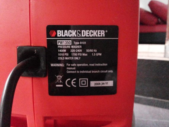 BLACK & DECKER PW1350 4