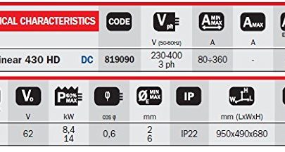 TELWIN LINEAR 430 HD