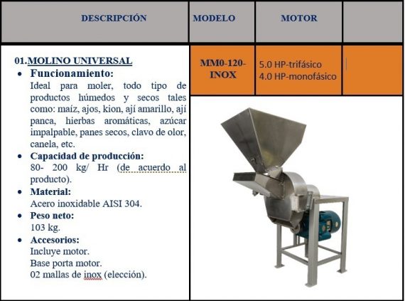 PERUMINOX  MM0-120INOX 2