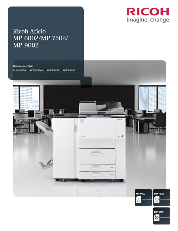 RICOH Aficio MP 7502 2 RICOH Aficio MP 7502