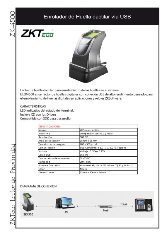 ZKTECO ZK-4500