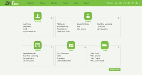 ZKTECO ZK-TIME.NET3.0-1000