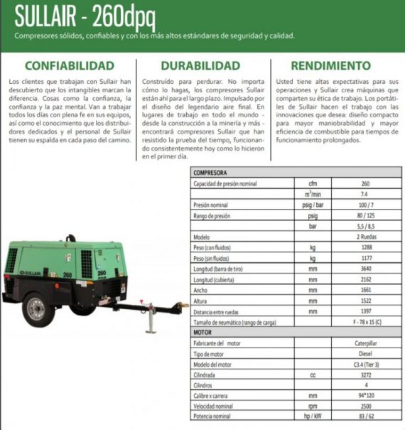 SULLAIR 260DPQ 4